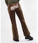VELOUR FLARE PANTS