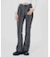 MULTI STRIPE FLARE PANTS