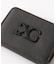 LOGO MARK FAUX LEATHER COIN AND CARD CASE