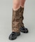 FAUX LEATHER LEG WARMER
