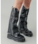 FAUX LEATHER LEG WARMER