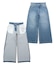 REVERSIBLE WIDE LEG PANTS