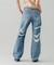 RIPPED DENIM PANTS