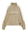 FACE LABEL HALF ZIP SWEAT TOP