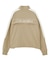 FACE LABEL HALF ZIP SWEAT TOP