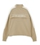 FACE LABEL HALF ZIP SWEAT TOP