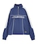FACE LABEL HALF ZIP SWEAT TOP
