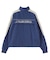 FACE LABEL HALF ZIP SWEAT TOP