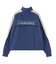 FACE LABEL HALF ZIP SWEAT TOP