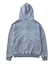 BLEACHED LOGO PATCH ZIP UP SWEAT HOODIE
