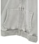 BLEACHED LOGO PATCH ZIP UP SWEAT HOODIE