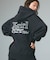 EMBROIDERED LOGO ZIP UP SWEAT HOODIE