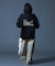 EMBROIDERED LOGO ZIP UP SWEAT HOODIE