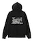 EMBROIDERED LOGO ZIP UP SWEAT HOODIE