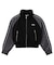 WOVEN MIX SWEAT ZIP UP TOP