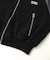 WOVEN MIX SWEAT ZIP UP TOP