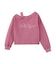 FADED LAYERED SHOULDER SWEAT TOP