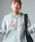 HEART AND WING ZIP UP SWEAT HOODIE