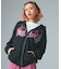 HEART AND WING ZIP UP SWEAT HOODIE