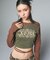FADED TRIBAL LOGO RAGLAN L/S BABY TEE