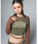FADED TRIBAL LOGO RAGLAN L/S BABY TEE