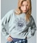 COLLEGE LOGO COMPACT SWEAT TOP
