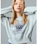 COLLEGE LOGO COMPACT SWEAT TOP