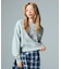 COLLEGE LOGO COMPACT SWEAT TOP