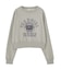 COLLEGE LOGO COMPACT SWEAT TOP