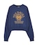 COLLEGE LOGO COMPACT SWEAT TOP