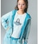 FACE LABEL WASHED COMPACT ZIP UP SWEAT HOODIE