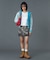 FACE LABEL WASHED COMPACT ZIP UP SWEAT HOODIE