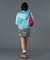 FACE LABEL WASHED COMPACT ZIP UP SWEAT HOODIE