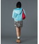 FACE LABEL WASHED COMPACT ZIP UP SWEAT HOODIE