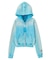 FACE LABEL WASHED COMPACT ZIP UP SWEAT HOODIE