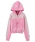 FACE LABEL WASHED COMPACT ZIP UP SWEAT HOODIE