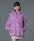FADED FACE LABEL ANORAK SWEAT HOODIE