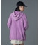 FADED FACE LABEL ANORAK SWEAT HOODIE