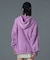 FADED FACE LABEL ANORAK SWEAT HOODIE