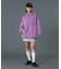FADED FACE LABEL ANORAK SWEAT HOODIE