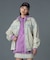 FADED FACE LABEL ANORAK SWEAT HOODIE