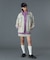 FADED FACE LABEL ANORAK SWEAT HOODIE