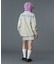 FADED FACE LABEL ANORAK SWEAT HOODIE