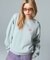 NEON BOX EMBROIDERED LOGO SWEAT TOP