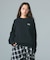 NEON BOX EMBROIDERED LOGO SWEAT TOP