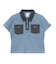 FADED WOVEN MIX TOP