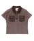 FADED WOVEN MIX TOP