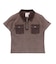 FADED WOVEN MIX TOP