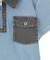 FADED WOVEN MIX TOP