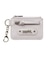 MILLS LOGO FAUX CROCO CARD CASE